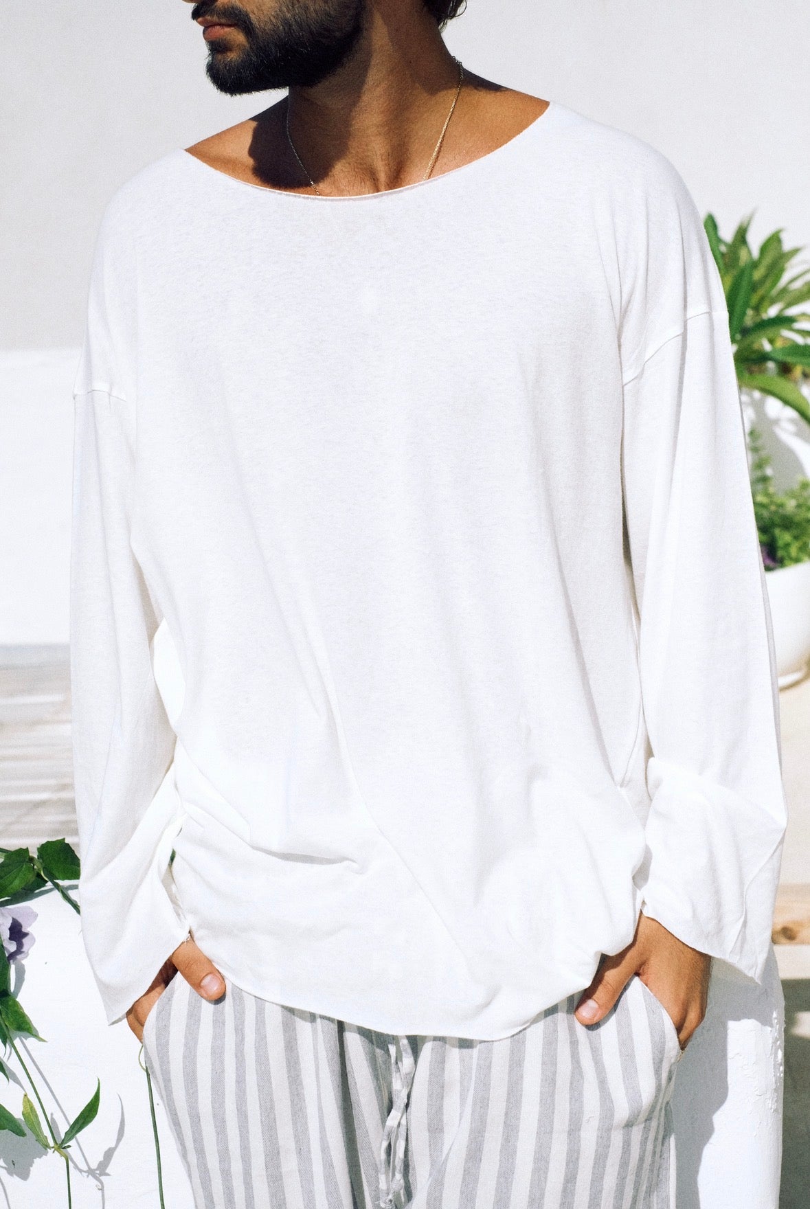 WALKING LONG SLEEVE WHITE
