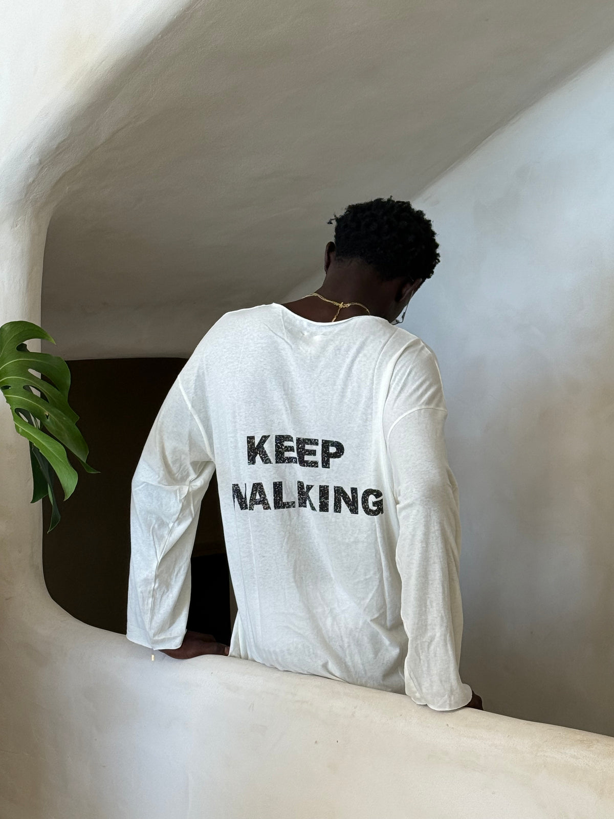 WALKING LONG SLEEVE WHITE