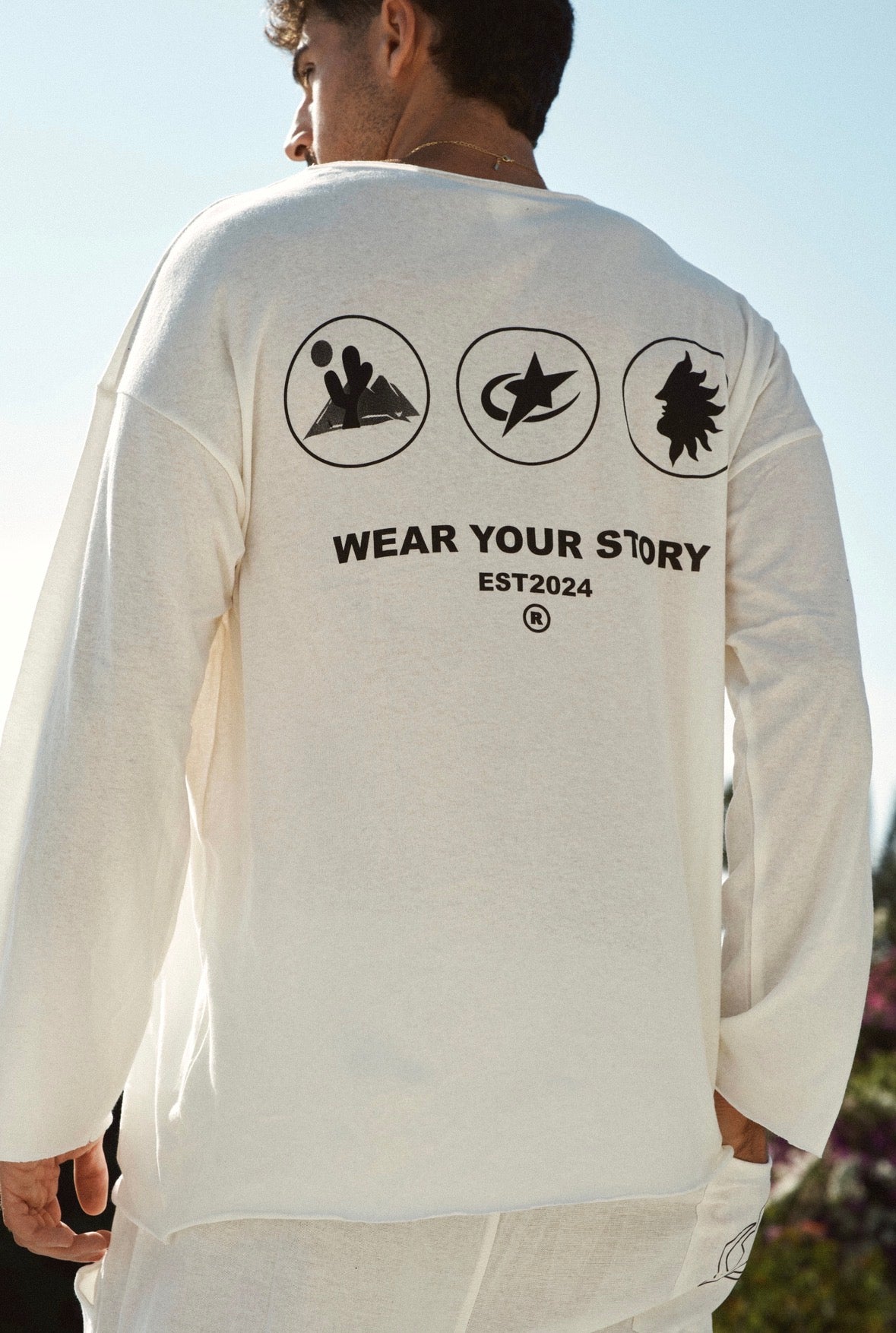ECHO LONG SLEEVE WHITE