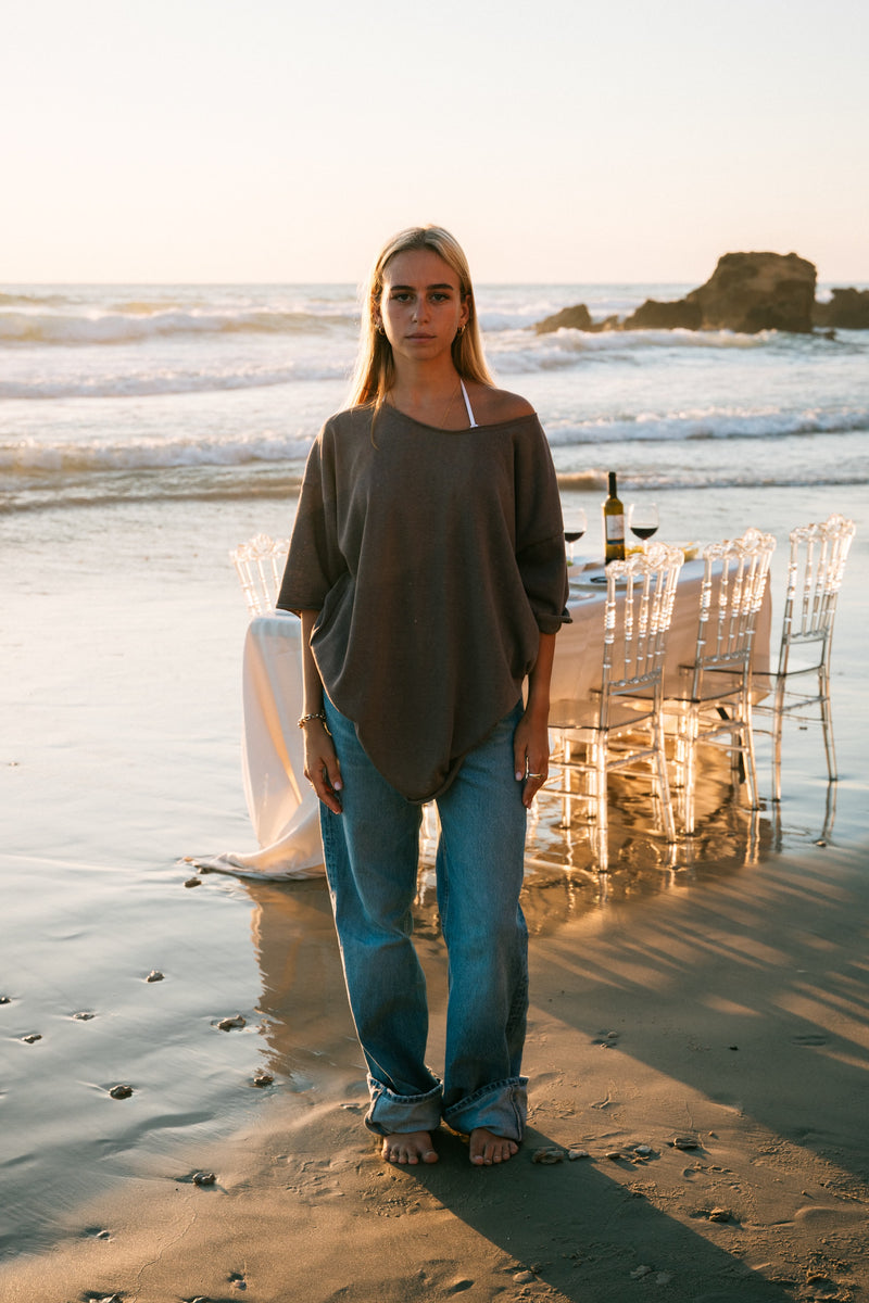 TIDE BROWN SHIRT